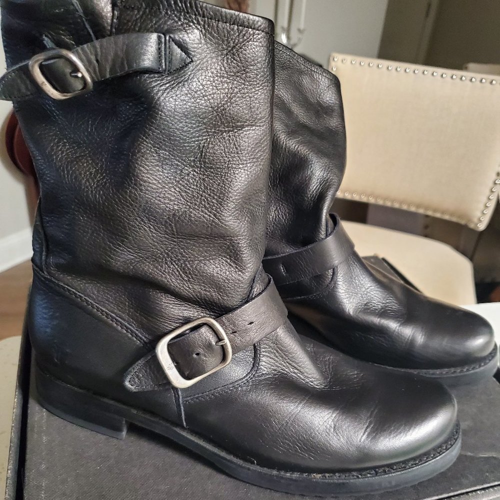 Frye Black Veronica Short Style#76509 Boots/Booties